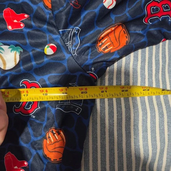 Boston Red Sox Button Down Shirt Promotional Hawiian Champions Mens Medium - Picture 6 of 7